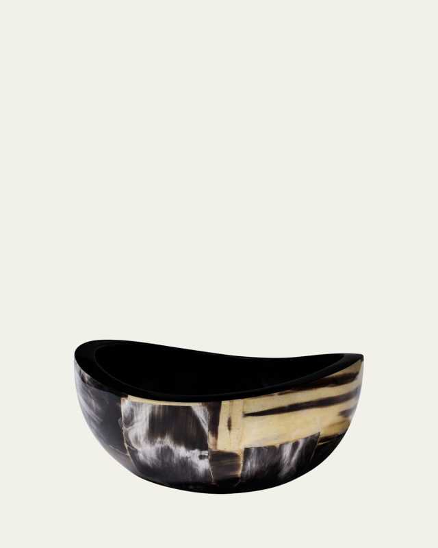 Horn Veneer Accent Bowl